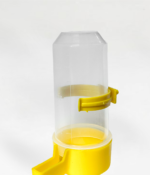 bird-water-feeder-transparent-yellow-base-installed